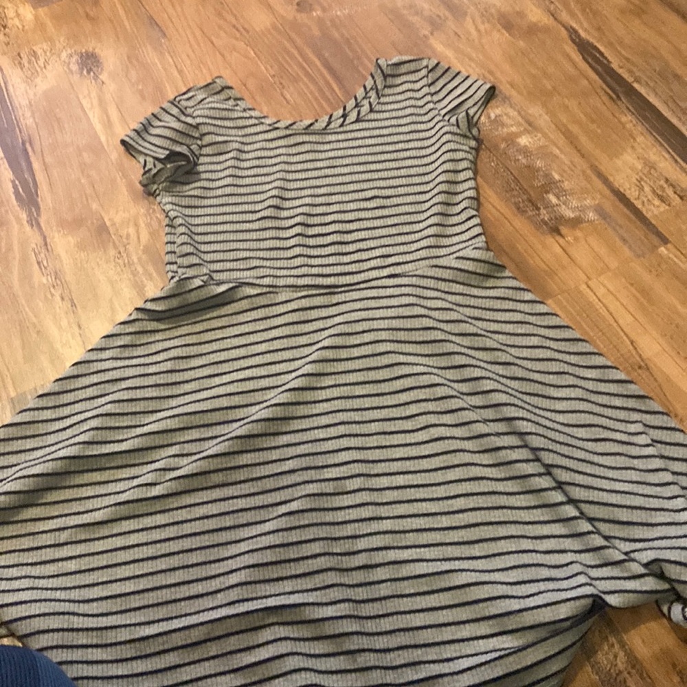 Girls striped dress